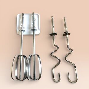 Sunbeam 119651-000-000 Heritage Series Hand Mixer Beater & Dough Hook READ BELOW